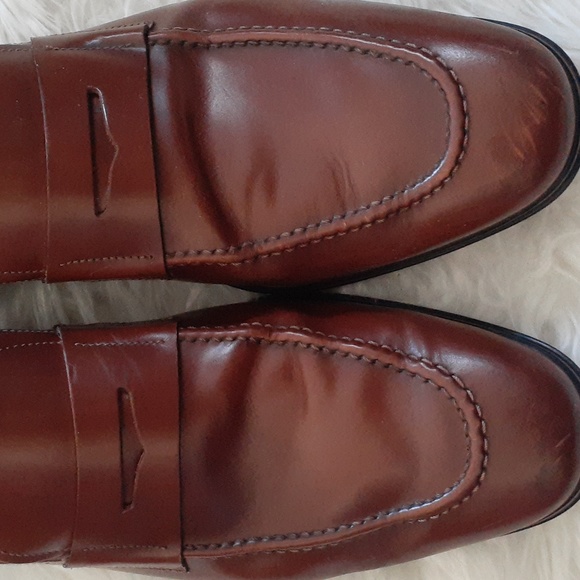 Salvatore Ferragamo Brown Penny Loafers Men's Size 6.5 - Picture 4 of 8
